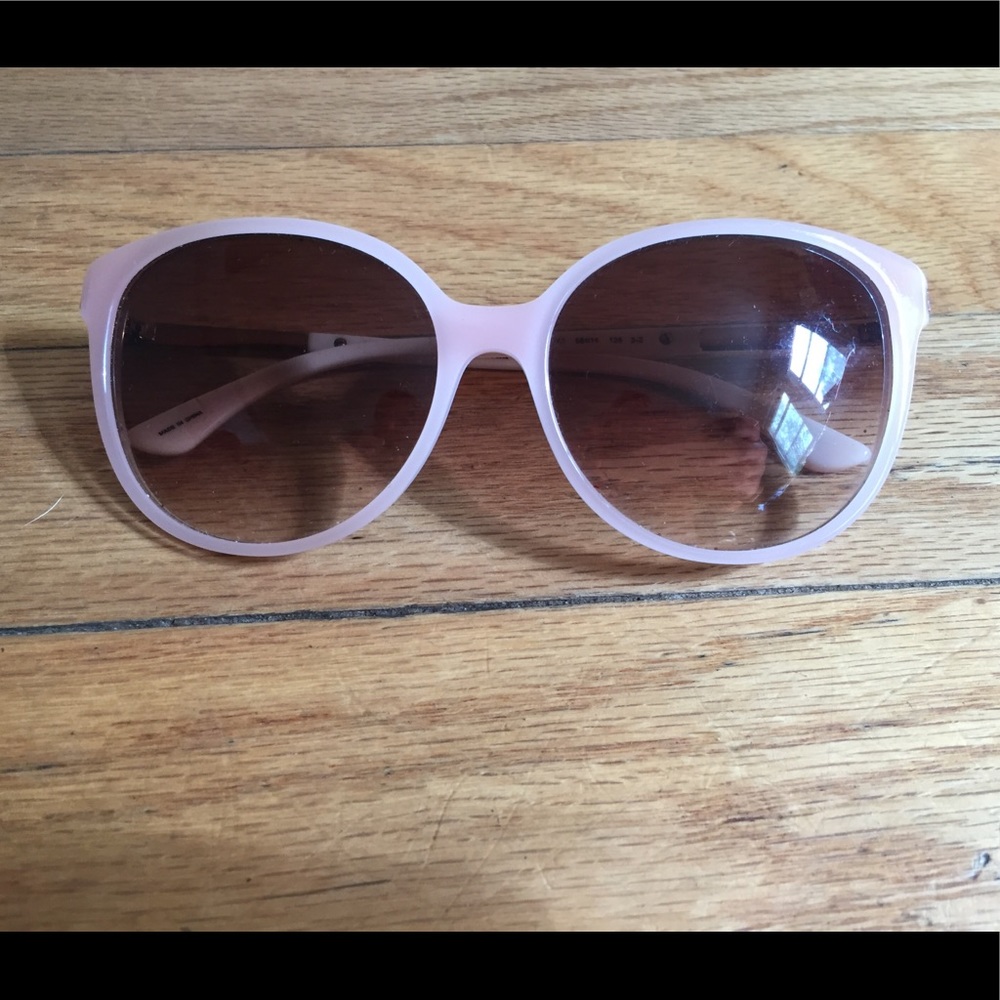 pink Kate spade sunglasses